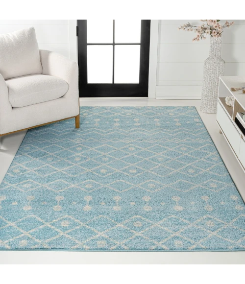 Jonathan Y MOROCCAN HYPE Blue MOH208D 4ft. X 6ft. Rect. Rug