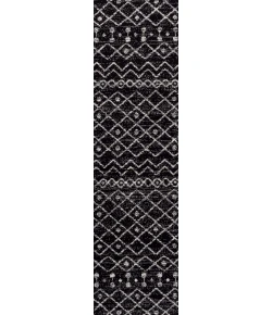 Jonathan Y MOROCCAN HYPE Black MOH208E 2ft.-2in. X 8ft. Rect. Rug
