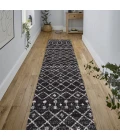 Jonathan Y MOROCCAN HYPE Black MOH208E 2ft.-2in. X 8ft. Rect. Rug
