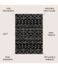 Jonathan Y MOROCCAN HYPE Black MOH208E 3ft. X 5ft. Rect. Rug