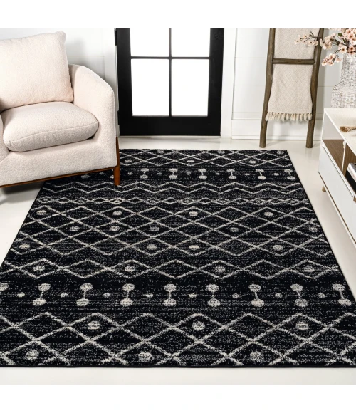 Jonathan Y MOROCCAN HYPE Black MOH208E 3ft. X 5ft. Rect. Rug