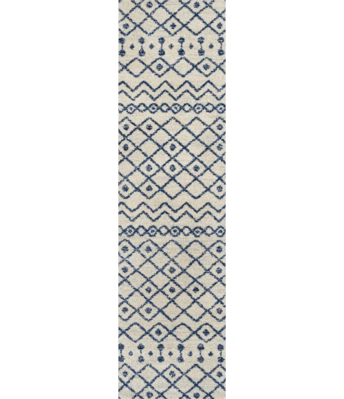 Jonathan Y MOROCCAN HYPE Blue MOH208G 2ft.-2in. X 8ft. Rect. Rug