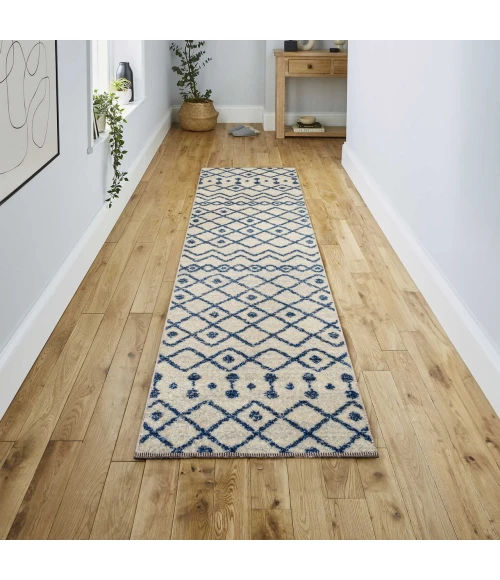 Jonathan Y MOROCCAN HYPE Blue MOH208G 2ft.-2in. X 8ft. Rect. Rug