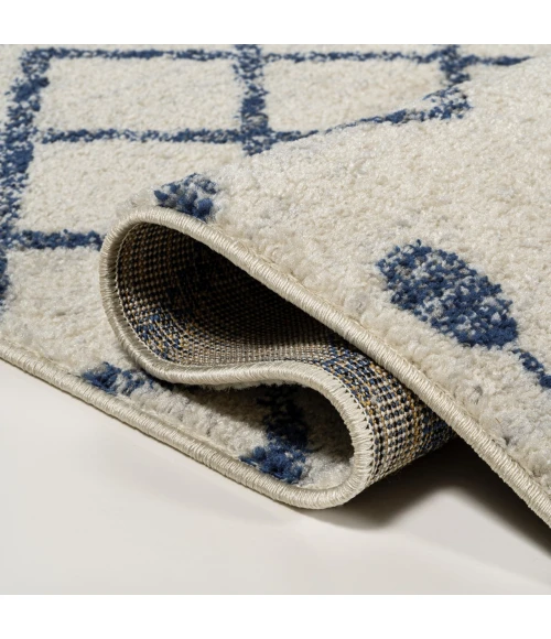 Jonathan Y MOROCCAN HYPE Blue MOH208G 2ft.-2in. X 8ft. Rect. Rug