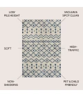 Jonathan Y MOROCCAN HYPE Cream MOH208F 3ft. X 5ft. Rect. Rug