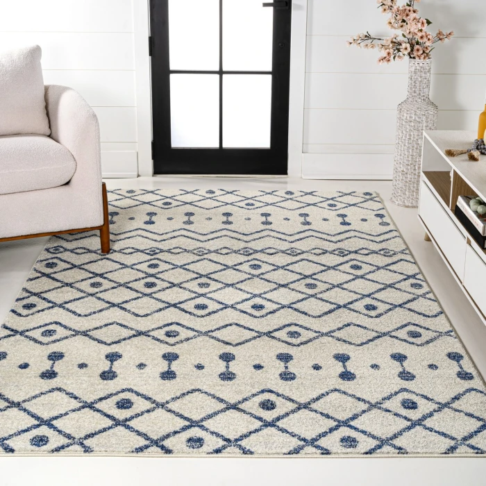 Jonathan Y MOROCCAN HYPE Cream MOH208F 4ft. X 6ft. Rect. Rug