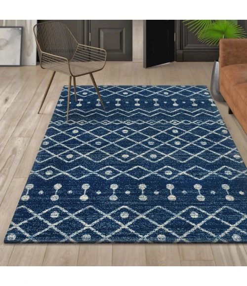 Jonathan Y MOROCCAN HYPE Blue MOH208G 3ft. X 5ft. Rect. Rug