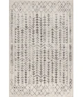 Ziri Moroccan Geometric Cream/Gray 4 ft. x 6 ft. Area Rug