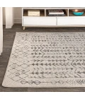 Ziri Moroccan Geometric Cream/Gray 4 ft. x 6 ft. Area Rug