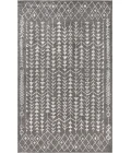 Ziri Moroccan Geometric Grey/Cream 4 ft. x 6 ft. Area Rug