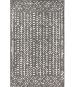 Jonathany Moroccan Hype MOH210B Grey/Cream Area Rug 4 ft. X 6 ft. Rectangle
