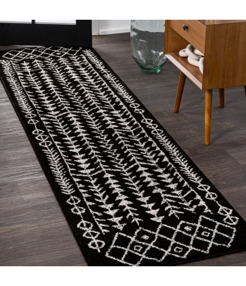 Jonathan Y MOROCCAN HYPE Blue MOH210D 2ft.-2in. X 8ft. Rect. Rug