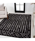 Jonathan Y MOROCCAN HYPE Black MOH210C 5ft.3in. X 7ft.7in. Rect. Rug