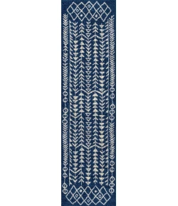 Jonathan Y MOROCCAN HYPE Blue MOH210E 2ft.-2in. X 8ft. Rect. Rug