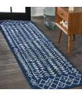 Jonathan Y MOROCCAN HYPE Blue MOH210E 2ft.-2in. X 8ft. Rect. Rug