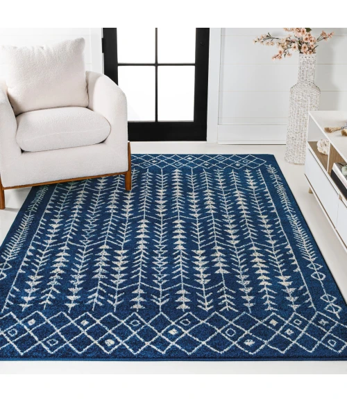 Jonathan Y MOROCCAN HYPE Blue MOH210D 5ft.3in. X 7ft.7in. Rect. Rug