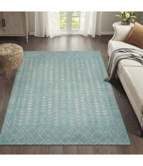 Jonathan Y MOROCCAN HYPE Blue MOH210E 5ft.3in. X 7ft.7in. Rect. Rug