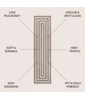 Jonathan Y MOROCCAN HYPE Brown MOH211A 2ft.-2in. X 8ft. Rect. Rug
