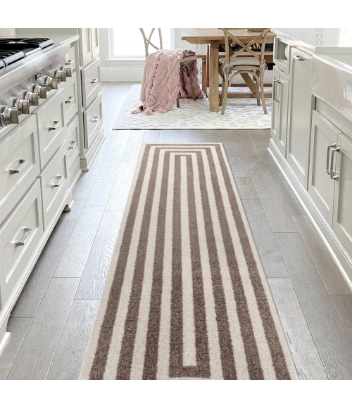 Jonathan Y MOROCCAN HYPE Brown MOH211A 2ft.-2in. X 8ft. Rect. Rug