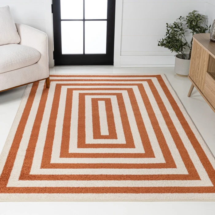Jonathan Y MOROCCAN HYPE Red MOH211B 4ft. X 6ft. Rect. Rug
