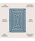 Jonathan Y MOROCCAN HYPE Blue MOH211D 3ft. X 5ft. Rect. Rug