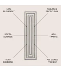 Jonathan Y MOROCCAN HYPE Gray MOH211E 2ft.-2in. X 8ft. Rect. Rug