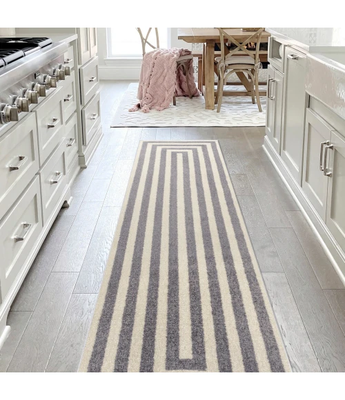 Jonathan Y MOROCCAN HYPE Gray MOH211E 2ft.-2in. X 8ft. Rect. Rug
