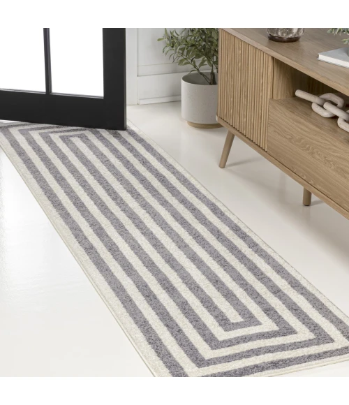 Jonathan Y MOROCCAN HYPE Gray MOH211E 2ft.-2in. X 8ft. Rect. Rug