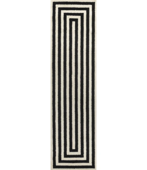 Jonathan Y MOROCCAN HYPE Black MOH211F 2ft.-2in. X 8ft. Rect. Rug