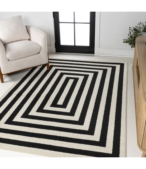 Jonathan Y MOROCCAN HYPE Black MOH211F 3ft. X 5ft. Rect. Rug