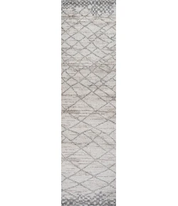 Jonathany Moroccan Hype MOH300A Light Gray Area Rug 2 ft. 2 in. X 8 ft. Runner