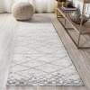 Jonathany Moroccan Hype MOH300A Light Gray Area Rug 2 ft. 3 in. X 10 ft. Runner
