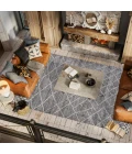 Asilah Moroccan Modern Diamond Gray 5 ft. x 8 ft. Area Rug