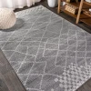 Jonathany Moroccan Hype MOH300B Gray Area Rug 7 ft. 7 in. X 10 ft. 2 in. Rectangle