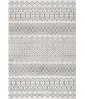 Ifrane Berber Geometric Stripe Cream/Gray 4 ft. x 6 ft. Area Rug