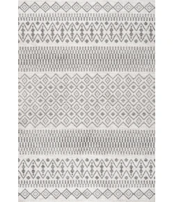 Jonathany Moroccan Hype MOH301A Cream/Gray Area Rug 4 ft. X 6 ft. Rectangle