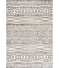 Ifrane Berber Geometric Stripe Gray/Cream 3 ft. x 5 ft. Area Rug