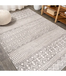 Jonathany Moroccan Hype MOH301B Gray/Cream Area Rug 3 ft. X 4 ft. 9 in. Rectangle