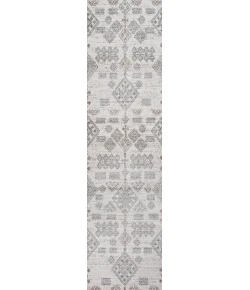 Jonathany Moroccan Hype MOH302A Beige/Gray Area Rug 2 ft. 3 in. X 10 ft. Runner
