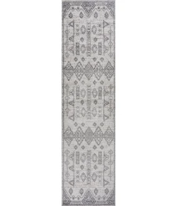 Jonathany Moroccan Hype MOH304A Gray/Beige Area Rug 2 ft. 3 in. X 10 ft. Runner