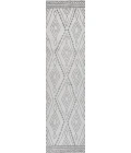 Rih Moroccan Style Diamond Ivory/Gray 2 ft. x 10 ft. Runner Rug
