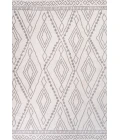 Rih Moroccan Style Diamond Ivory/Gray 3 ft. x 5 ft. Area Rug
