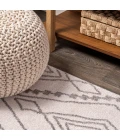 Rih Moroccan Style Diamond Ivory/Gray 2 ft. x 10 ft. Runner Rug