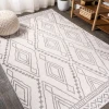 Jonathany Moroccan Hype MOH306A Ivory/Gray Area Rug 7 ft. 7 in. X 10 ft. 2 in. Rectangle