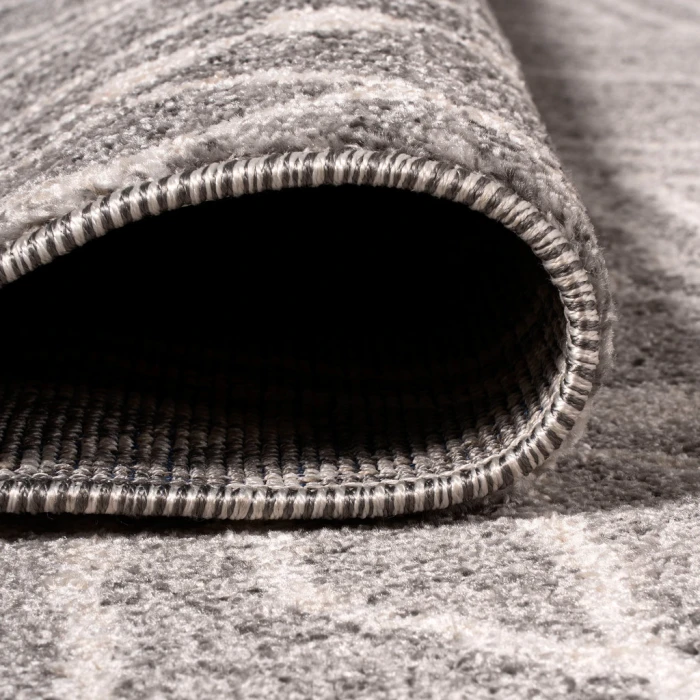 Rih Moroccan Style Diamond Gray/Ivory 2 ft. x 10 ft. Runner Rug