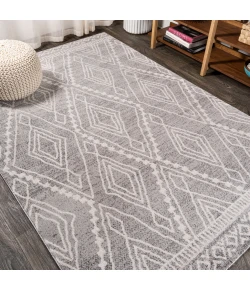 Jonathany Moroccan Hype MOH306B Gray/Ivory Area Rug 7 ft. 7 in. X 10 ft. 2 in. Rectangle