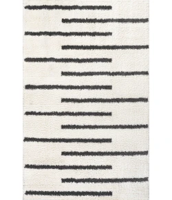 Jonathany Moroccan Hype MOH402A White/Gray Area Rug 7 ft. 9 in. X 10 ft. Rectangle