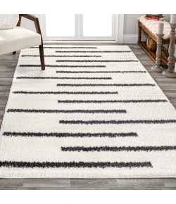 Jonathany Moroccan Hype MOH402A White/Gray Area Rug 7 ft. 9 in. X 10 ft. Rectangle
