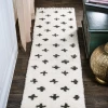Jonathany Moroccan Hype MOH403A White/Gray Area Rug 2 ft. X 10 ft. Runner