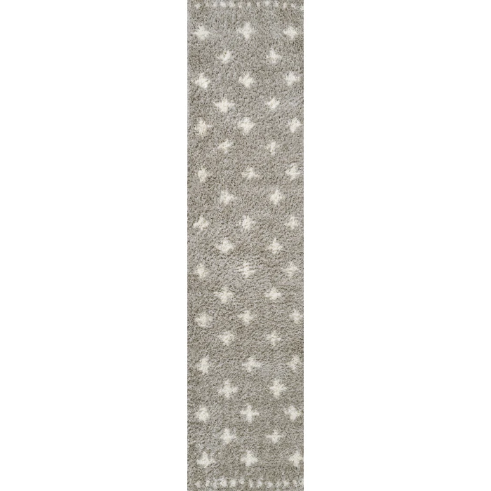 Jonathan Y MOROCCAN HYPE Gray MOH403B 2ft. X 10ft. Rect. Rug